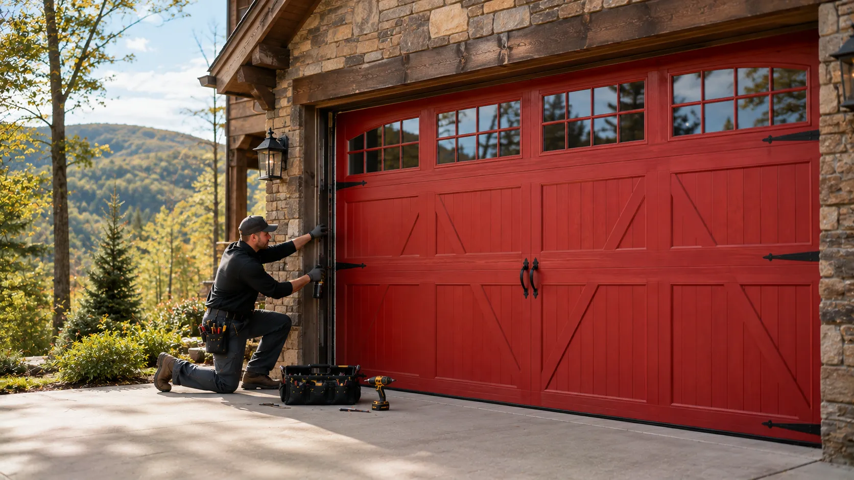 Garage door styles