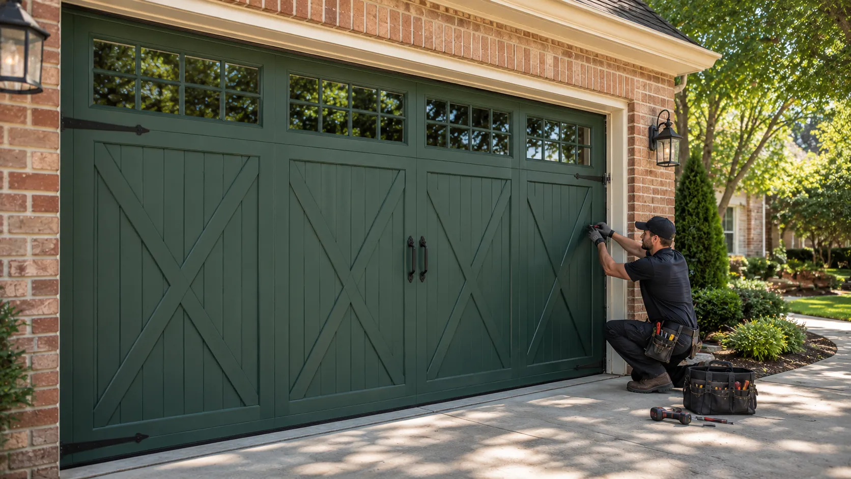 The Crew Behind Go Denver Garage Door