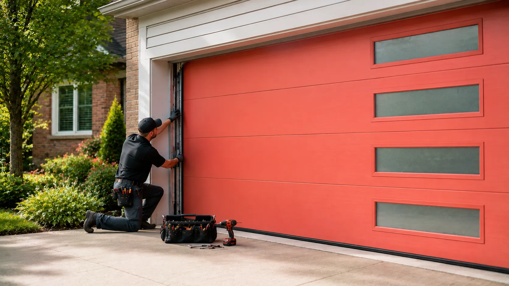 Panel Replacement for Columbine's 1970s Garage Doors